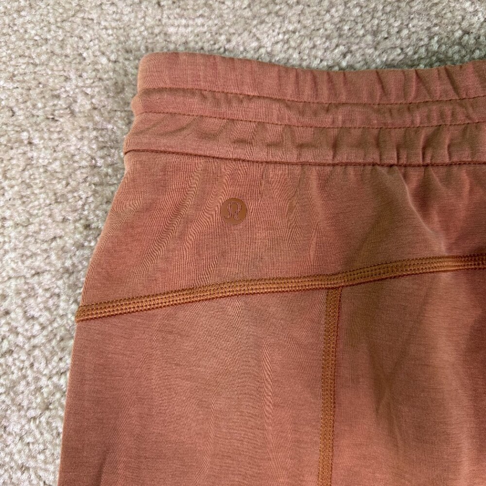 LULULEMON Softstreme High Rise Straight Cropped Pant Orange Size 10 LW6BZXS F662 - Picture 6 of 12